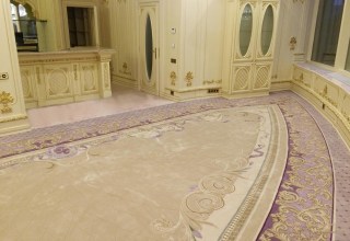 Ковёр из шерсти и шелка в гостиную 006 в стиле - барокко