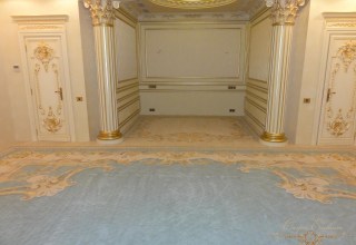 Ковёр из шерсти и шелка в гостиную 010 в стиле - барокко - 1