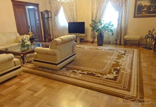 Ковёр из шерсти и шелка в гостиную 019 в стиле - классика
