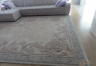 Ковёр из шерсти и шелка в гостиную 052 в стиле - классика
