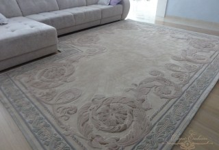 Ковёр из шерсти и шелка в гостиную 052 в стиле - классика - 1