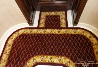 Шерстяной ковёр на лестницу 013 в стиле - классика